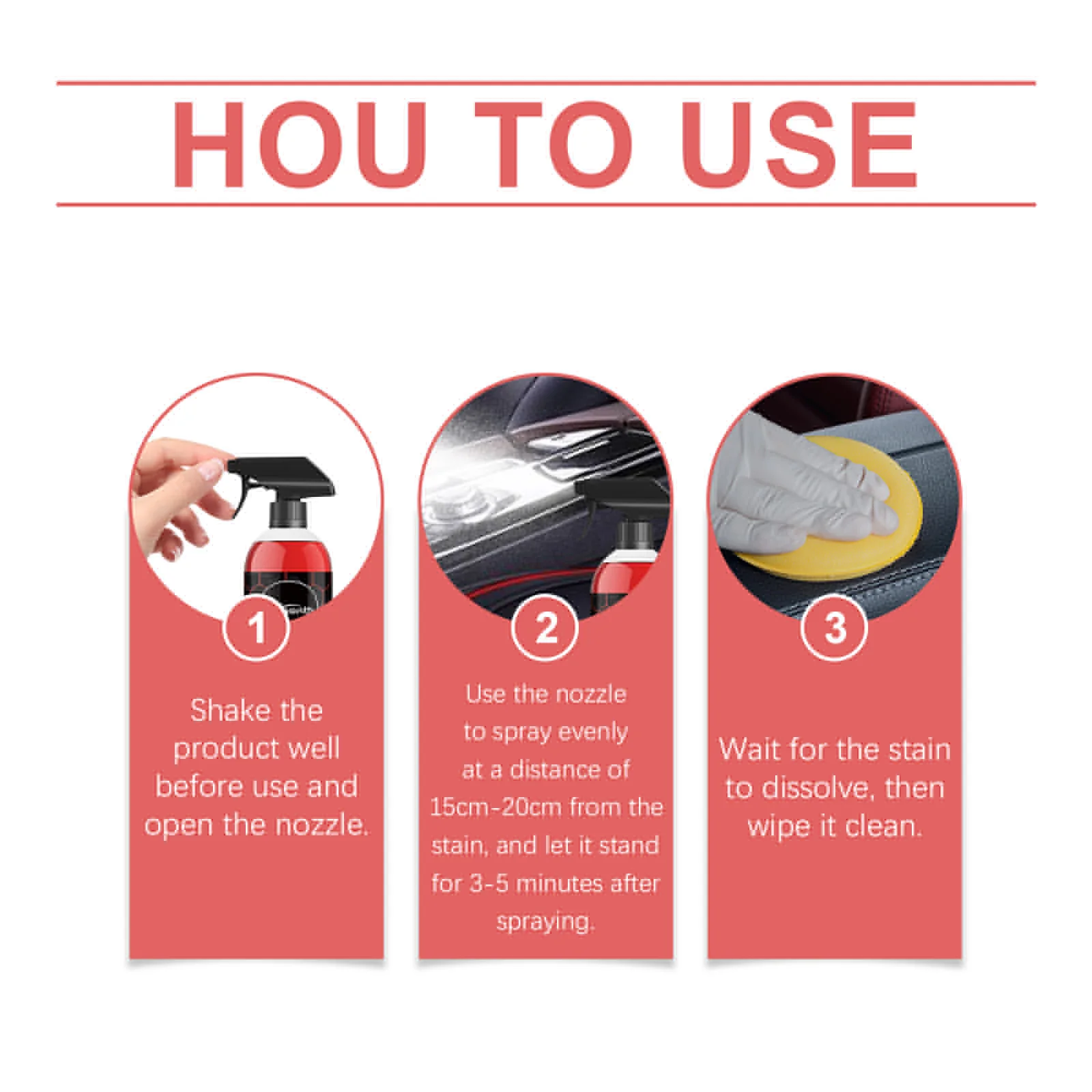 Multi-Purpose Car Degreaser Cleaner 6