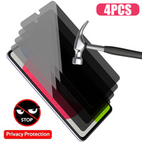 2/4Pcs Anti Spy Tempered Glass For TCL 40 SE Screen Protector Privacy Glass