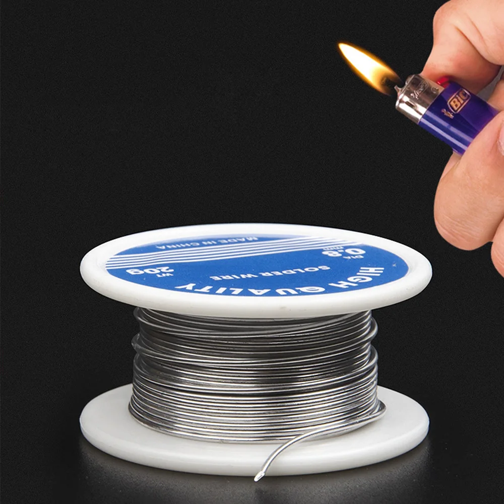 

100g Disposable Lighter Solder Welding Wire Soldering Tin Wires Stainless Steel Copper Iron Nickel Battery Pole Piece Low Melt