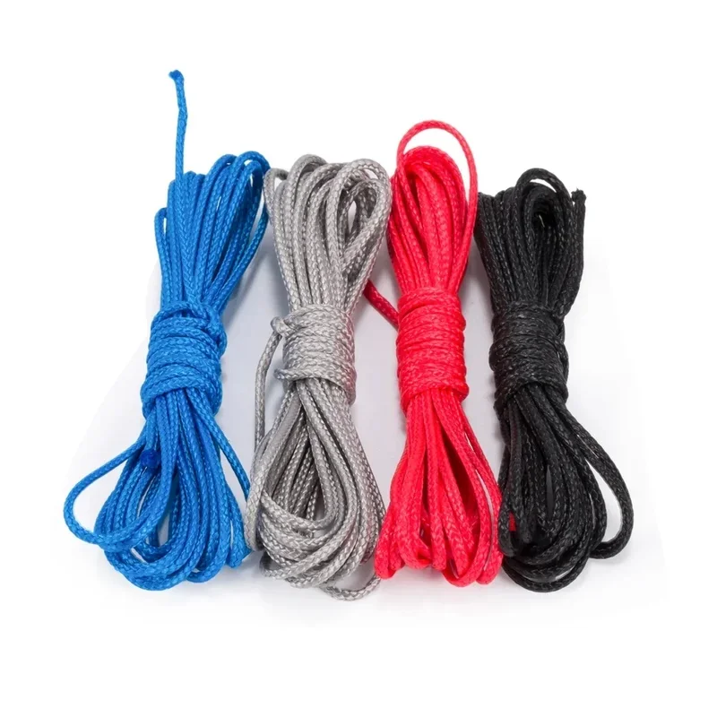 2M Diameter 1mm Servo Winch Line Hook Haulage Rope for RC Crawler SCX10 TRX4 YIKONG Rescue Simulation Scenario DIY