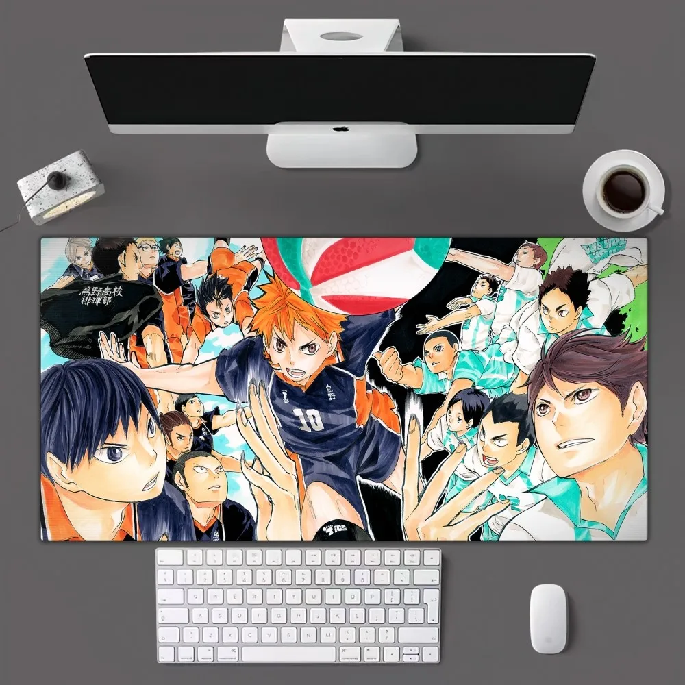 Bilibili Anime H-Haikyuu!! Mousepad Mousepad Gamer Mouse Pad Size For Office Long Table Mat