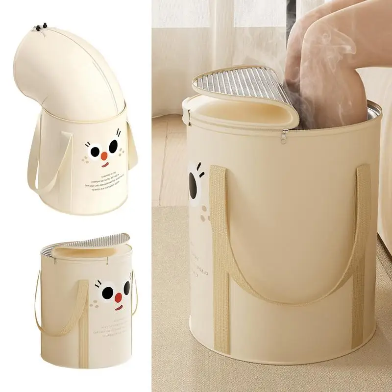 

Large Capacity Folding Foot Bath Basin Thermal Insulation Foot Bucket with Handles winter Leg Steaming Foot Spa Basin