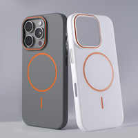 Luxury Simple Matte Wireless Charging Magnetic For Magsafe Case For iPhone 16 15 14 Plus 13 12 Pro Max PC Hard Shockproof Cover