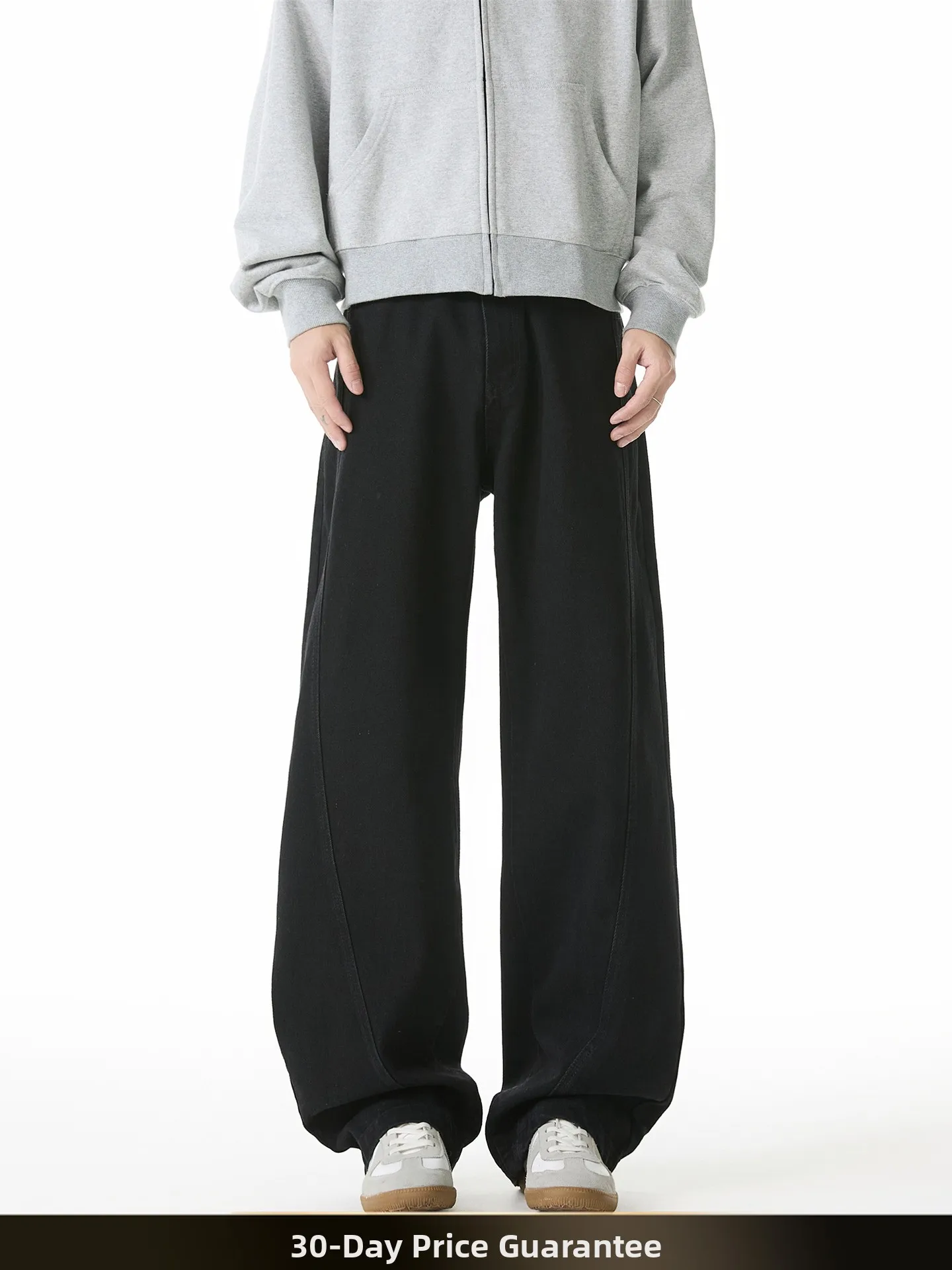 

Мужские джинсы NTED в американском ретро-стиле, прямые, свободные, широкие, длинные брюки, осенние, CleanFit, для молодежи, энергичные, стильные