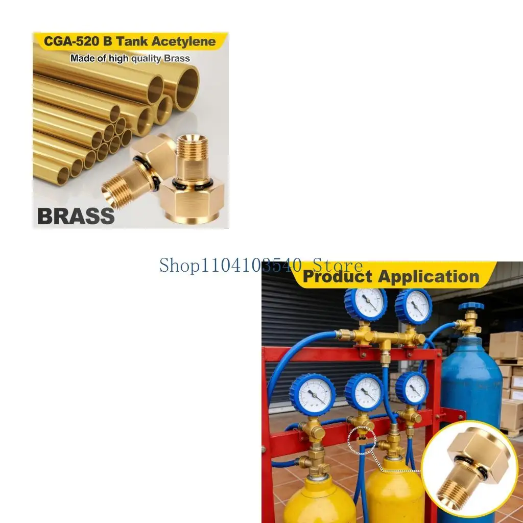 02DC Welding Service Regulator Fitting 520 to 200 Replacement Part