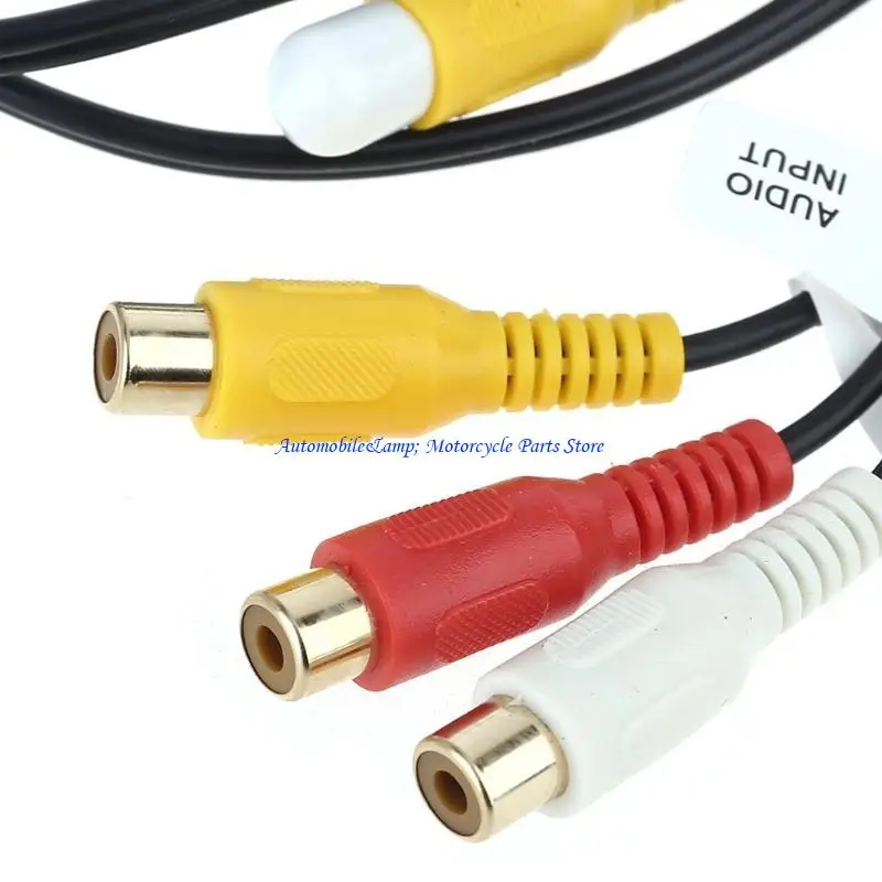 H7BD 24 Pin Plug Universal Car Stereo Radio RCA Output Wire Wiring Adaptor Cable