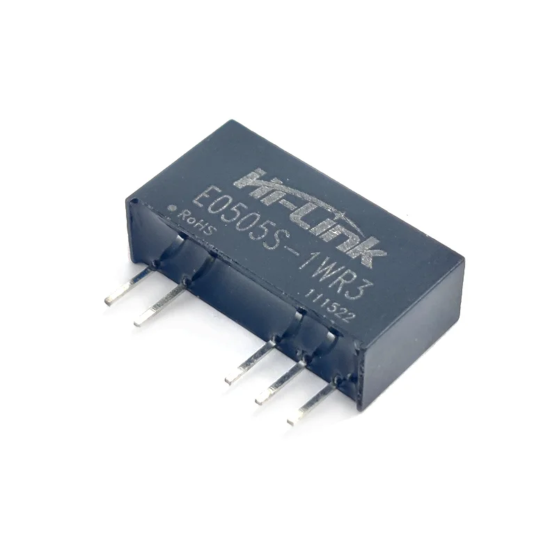 3000Vdc Hi-Link Dual Output 4.5~5.5V E0505S-1WR3 E0512S-1WR3 E0524S-1WR3 1W 3.3/5/9/12/15/24V DC Power Supply Module