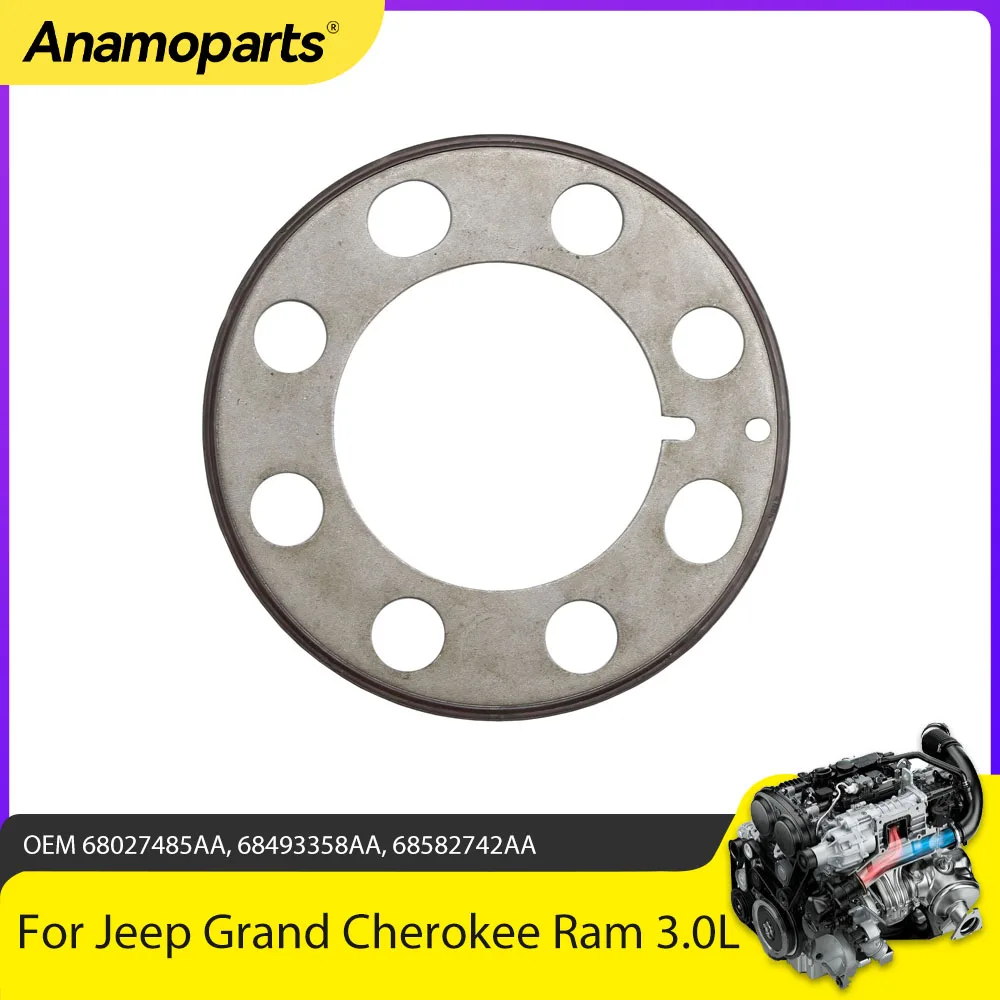 

Engine Parts Sprocket Crankshaft Pulley Fit 3.0 L Diesel EXF For Jeep Grand Cherokee WK Dodge Ram 3.0L 2014-2023 68582742AA