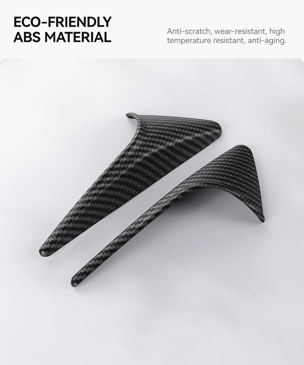 YZ Für Tesla Modell 3/Y Highland Juniper Seite Kamera Carbon Faser Schutz Abdeckung Blatt Bord Schutz Aufkleber Dekor – Detail 8