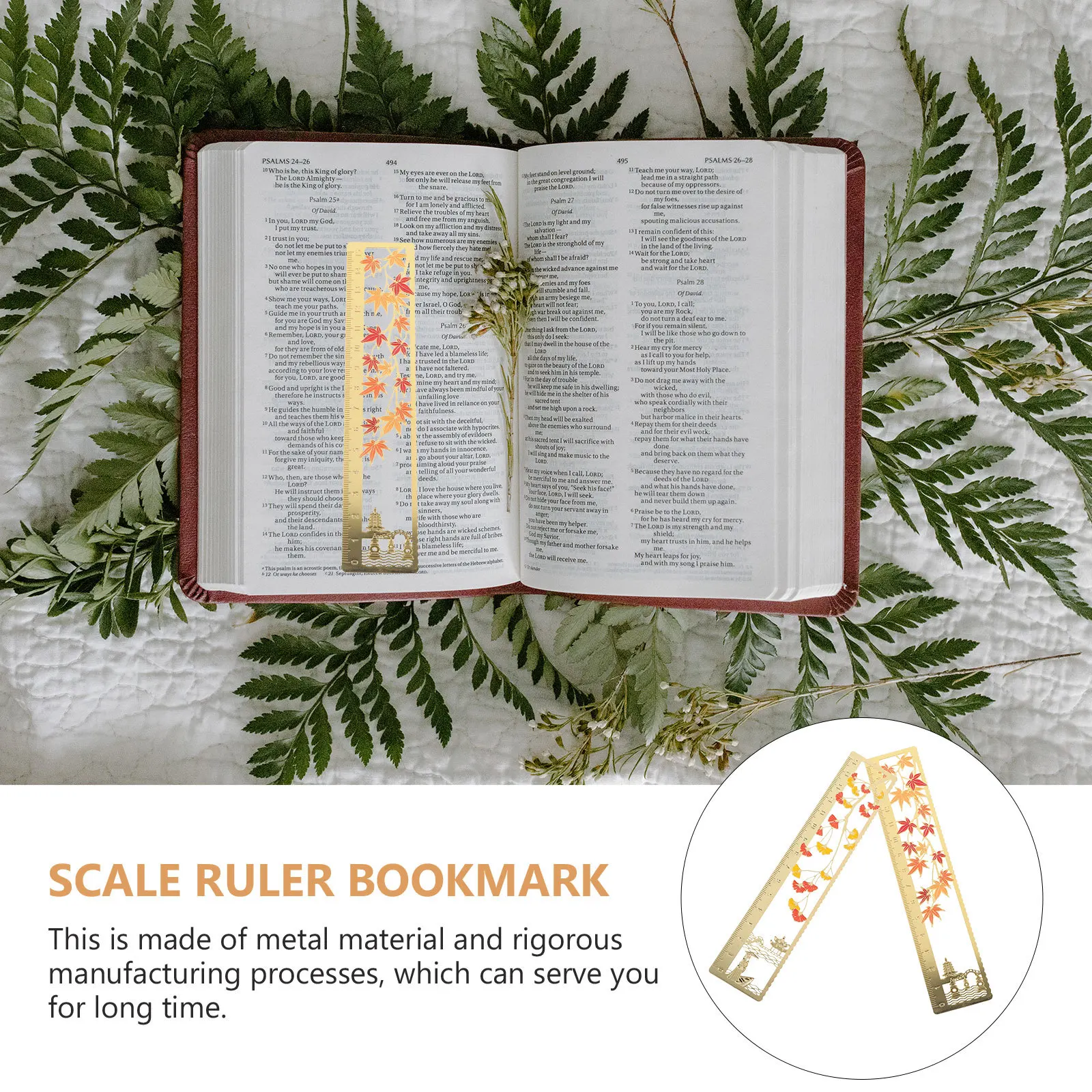 2pcs Chinese Style Metal Bookmark Ruler Decorative Book Marker For Reading Gifts Teachers Day Thanksgiving Classroom Page