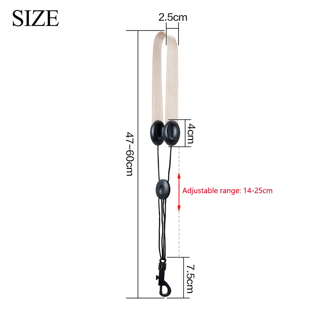 Adjustable Clarinet Saxophone Strap Neck Strap Halter Neck Belt Nylon Strap Durable Wind Musical Instrument  Accessories & Parts