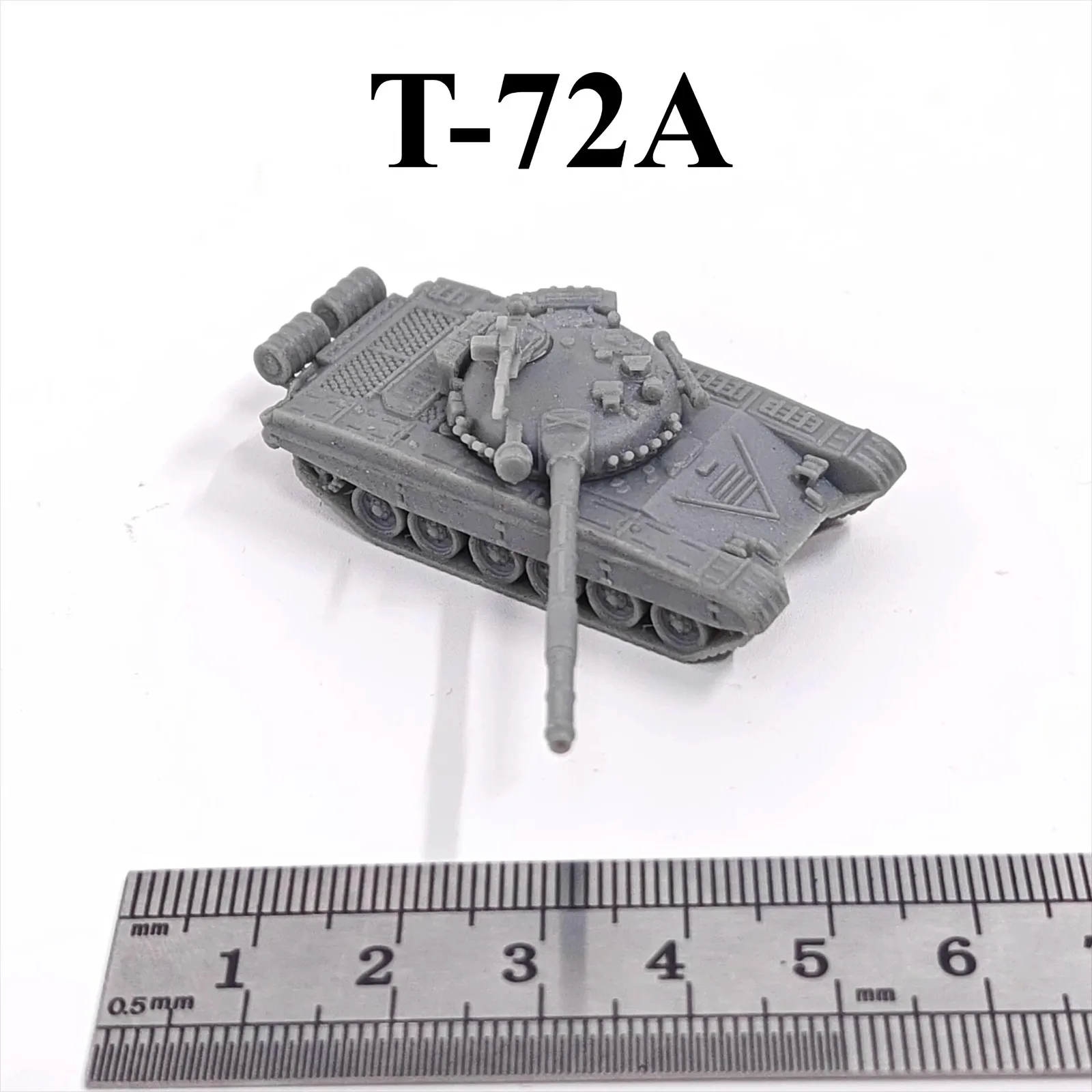 

Советский основной боевой танк Т-72А, 3D-печать, масштаб 1/144, миниатюрная модель танка, из смолы, под покраску