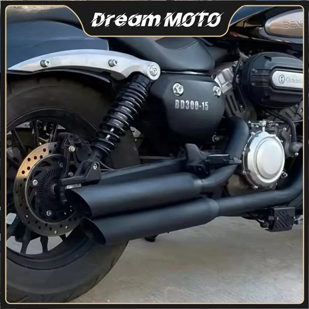 Идеально подходит для Keeway V Cruise 125 Keeway V302c модифицированная выхлопная труба BD300 модифицированная выхлопная труба