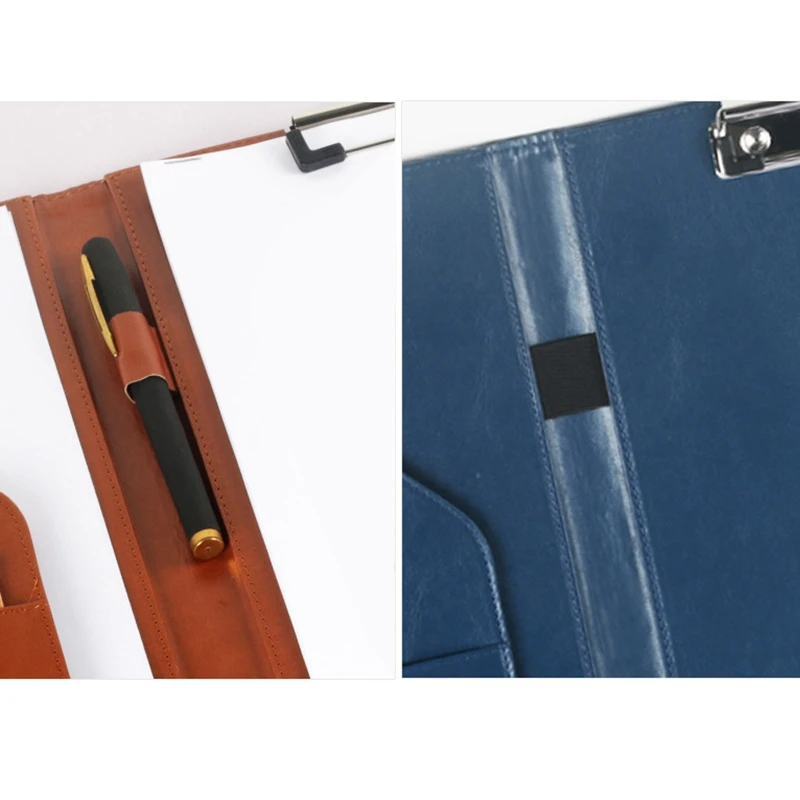 2X A5 Document Bag File Folder Clipboard Business Office Financial School Supplies (Black)