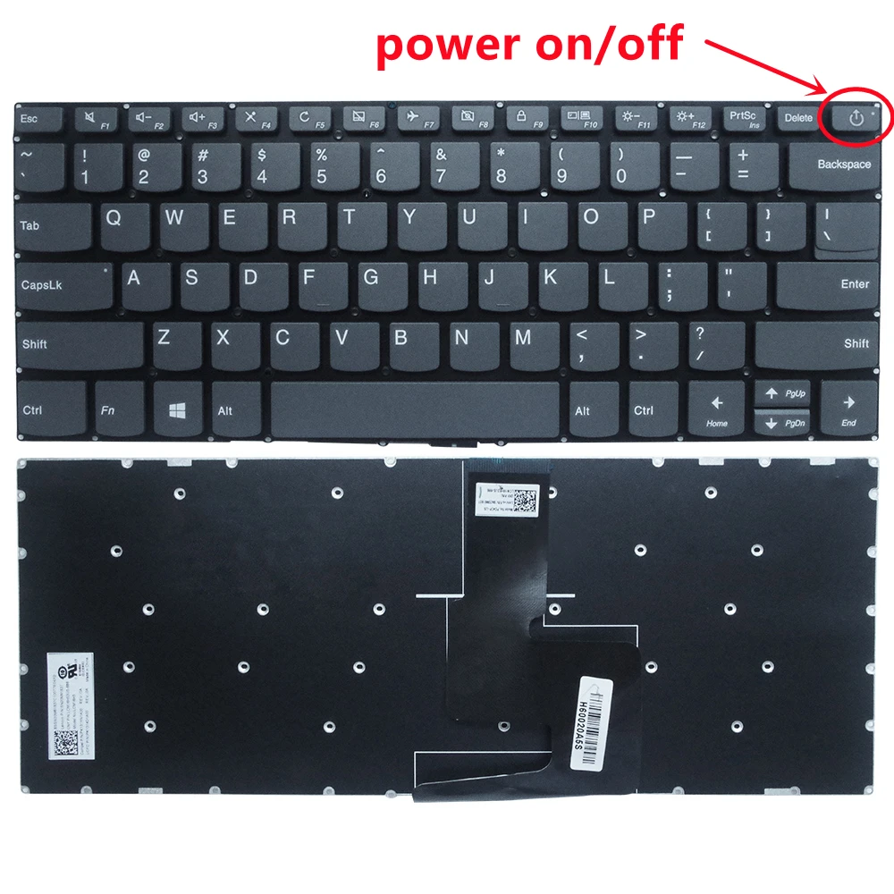 Laptop US Keyboard For for Lenovo IdeaPad 320-14ISK 320-14IKB 320-14 14AST 120S-14IAP 520S-14IKB S145-14