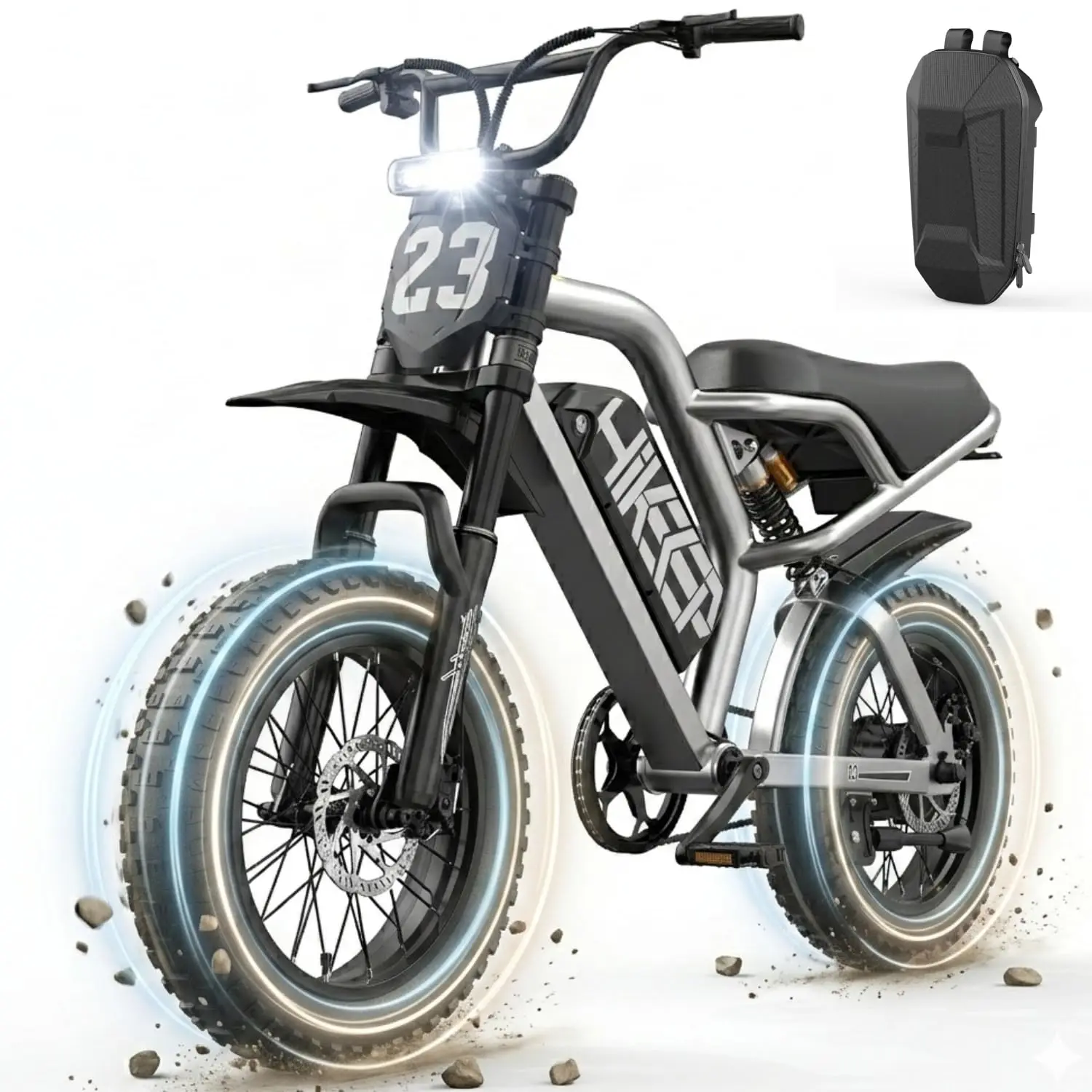 1500W Peak Fat Tire Electric Bicycle for Adults & Teens, Customized