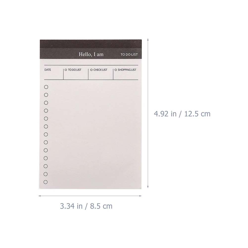 6 Pcs Notebook Meetings for Work Pocket Daily Planner Schedule Task Paper Student Notepad