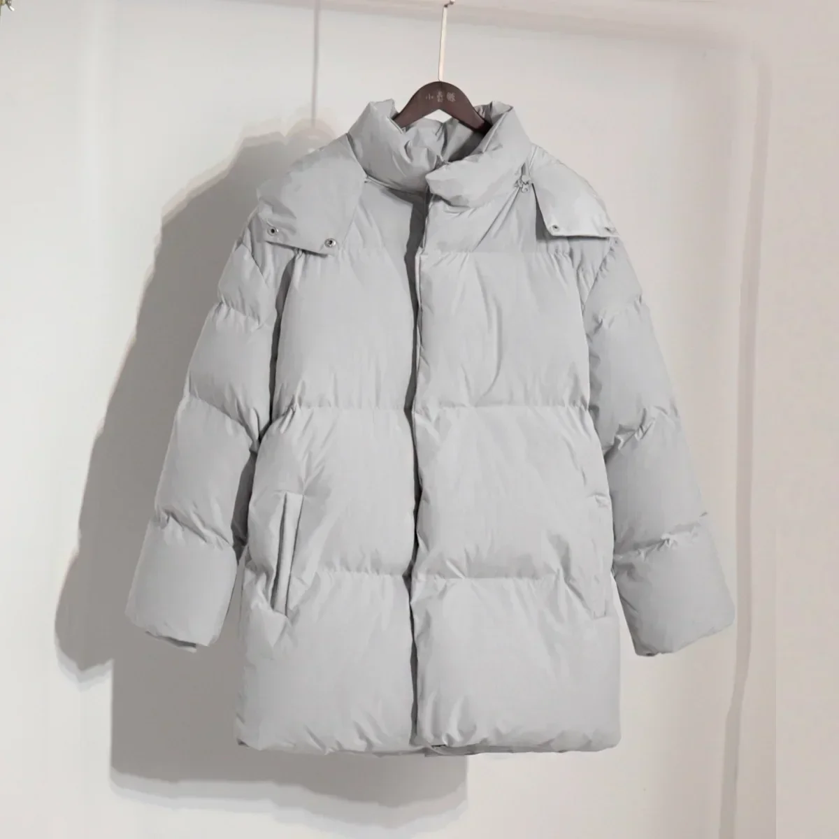 Casacos para baixo jaqueta outwear feminino solto acolchoado jaqueta parkas 2024 outono e inverno jaqueta acolchoada solta casacos com capuz jaquetas