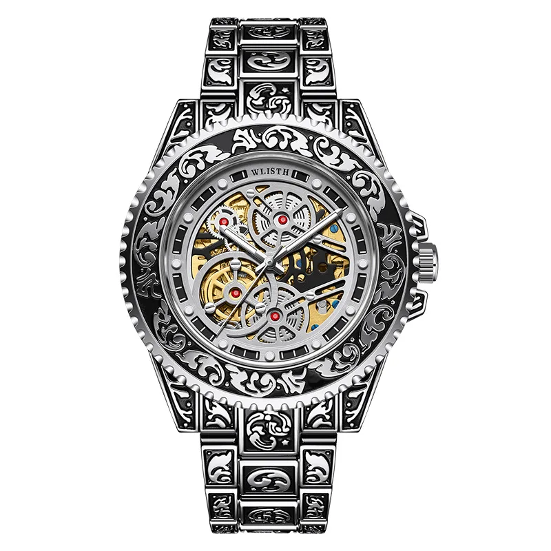 wolvox-men's-automatic-mechanical-watch-retro-design-luminous-hands-new-trendy-vintage-style-men's-watch-hot-sale