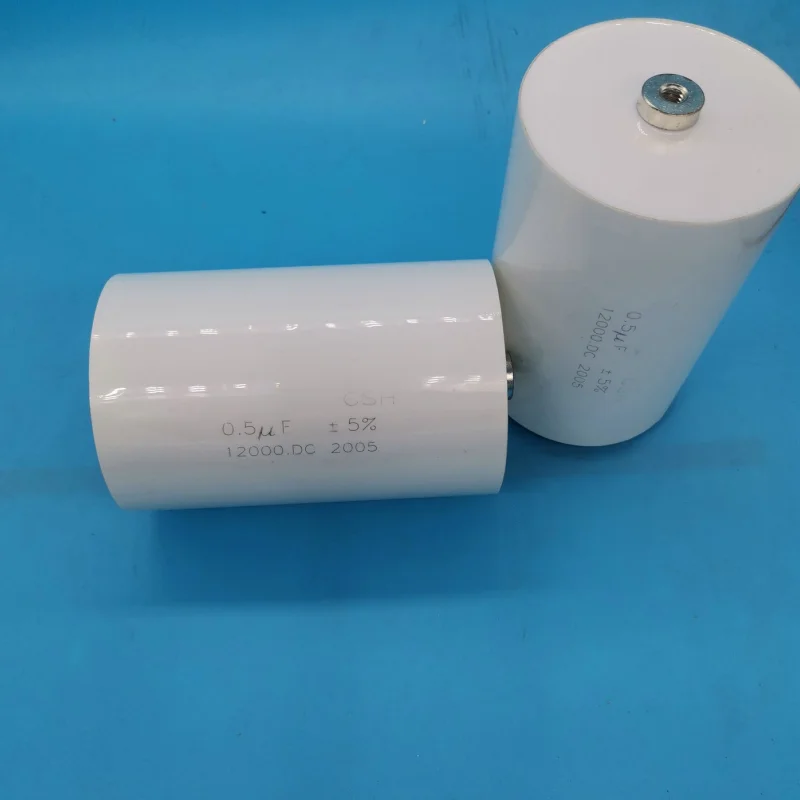 

1PCS high voltage inductive pulse storage absorption capacitor 0.5UF 504 12000V 12KV 73X114MM