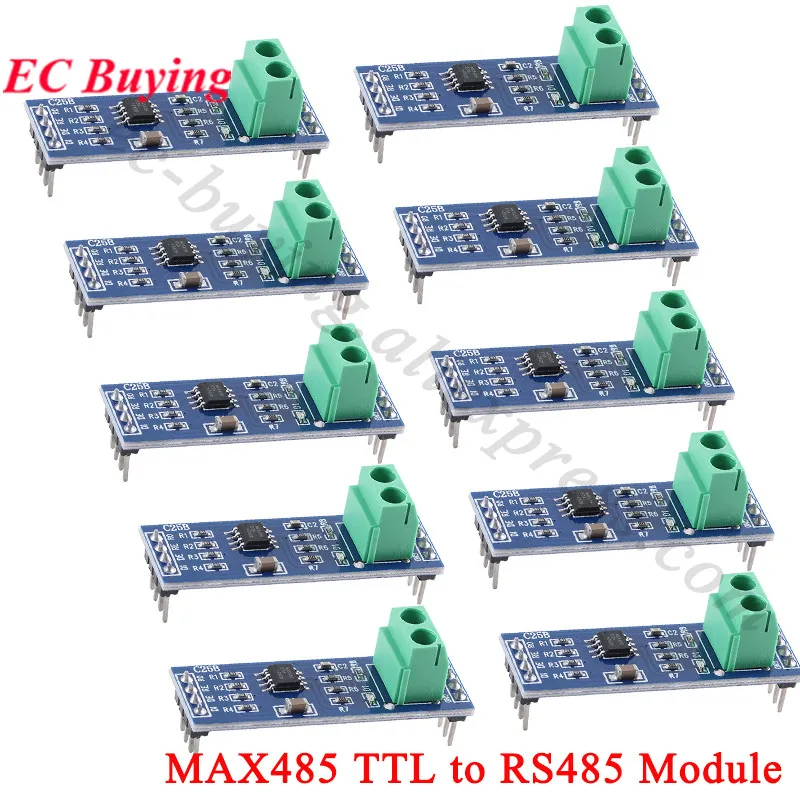 10 szt./1 szt. Moduł MAX485 RS-485 TTL Konwerter na RS485 MAX485CSA do Arduino Mikrokontroler MCU Akcesoria do Rozwoju