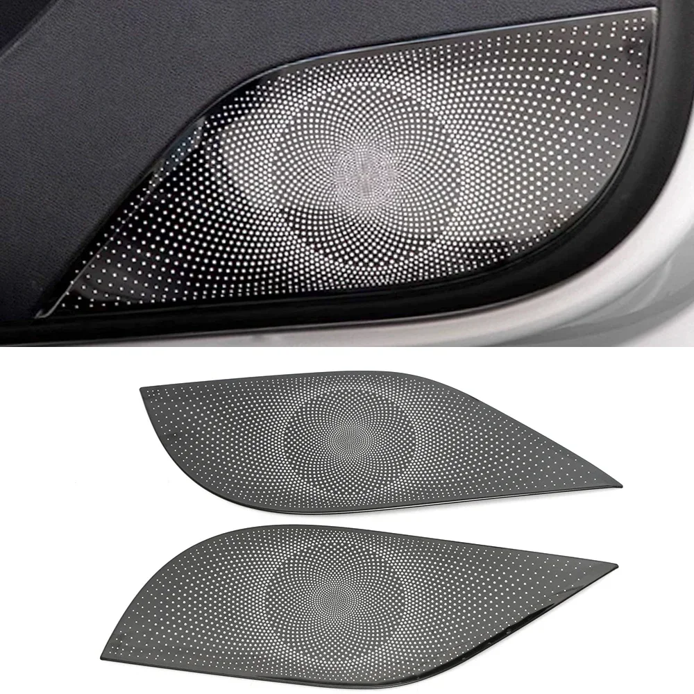 For Smart #1 2022 2023 2024 Car Door Audio Speaker Cover Loudspeaker Pad Trim Frame Sticker Stainless Steel Interior Accessories