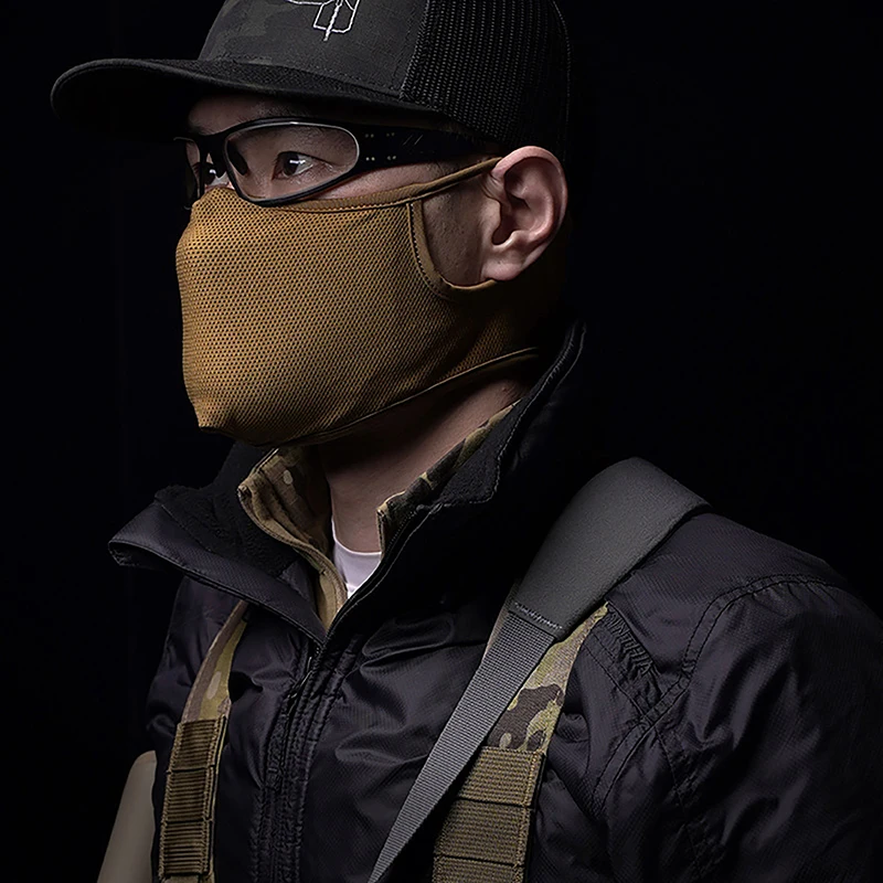 

1PC New M/L Shooting Mask Outdoor Breathable Elastic Soft Mask Tactical Free Ears Face Protective Airsoft Combat Mask