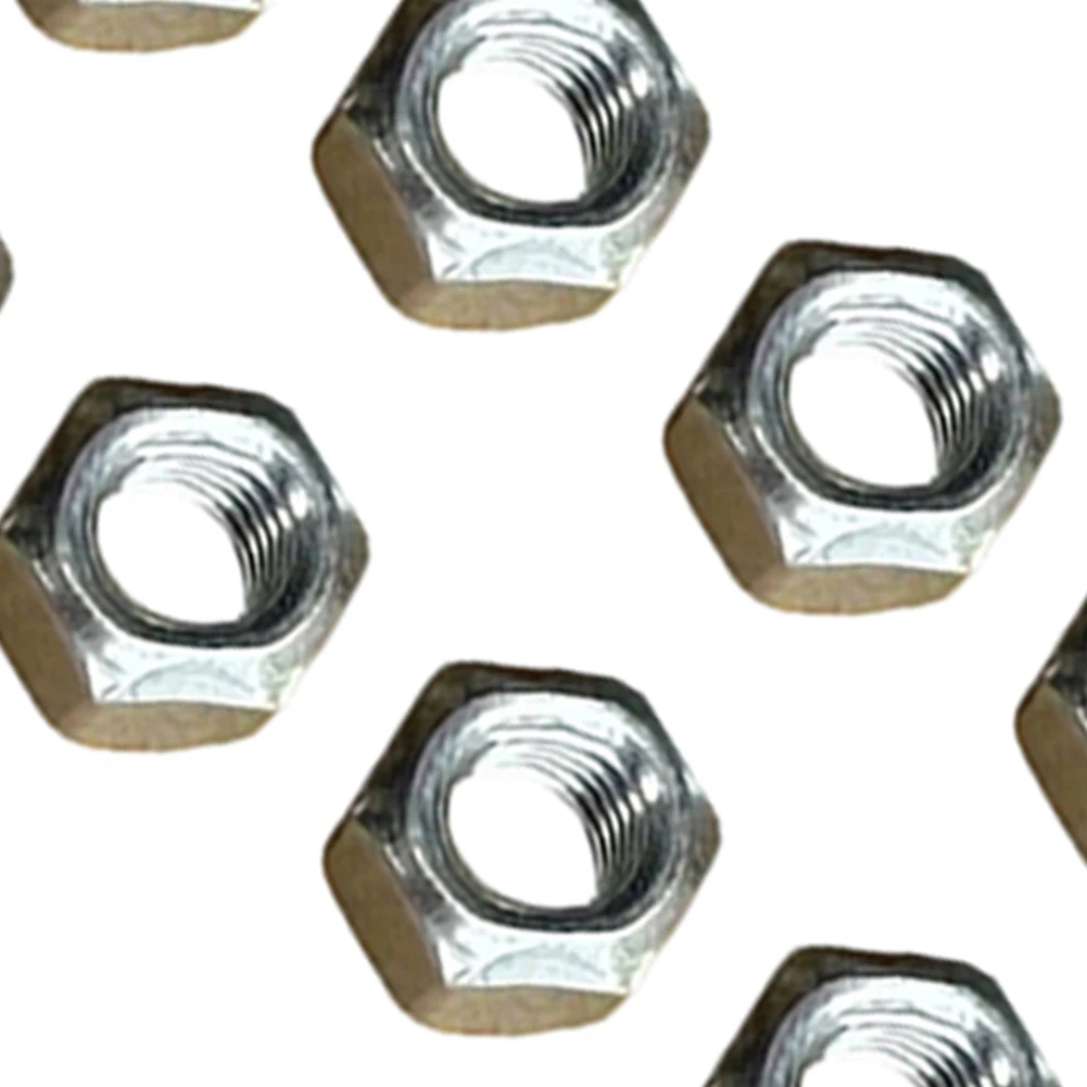 M5 Sechskantmutter, M5 Befestigungsmutter, robuste Konstruktion, schnelles Installationsdesign, hochfeste Legierungsmuttern für Kettensägenreparaturen