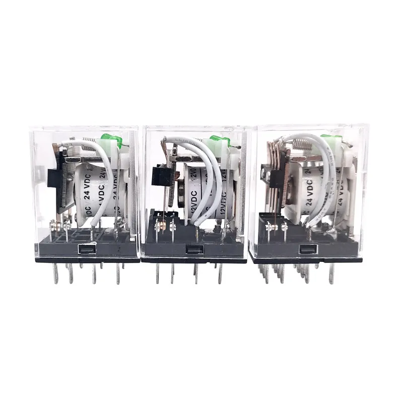 1 Pc HH52P HH53P HH54P Mini Coil General Electro-Magnetic Intermediate Relay Switch and LED AC110V 220V DC12V24V