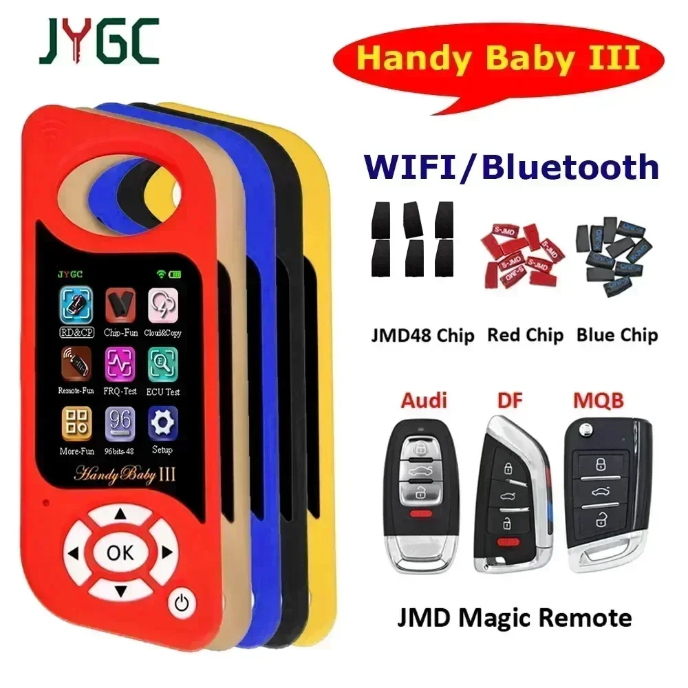 JYGC Handy Baby III Wifi / Bluetooth Version for 4D/46/48/G/King Chip with Free 96 Bit 48 Chip Copier Function Multi-language +