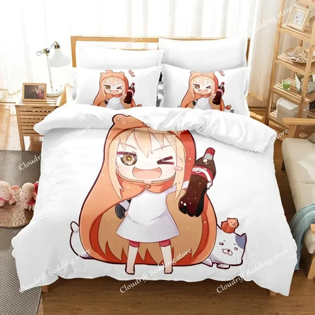 

3D The Himouto! Umaru-chan Bedding Sets Duvet Cover Set With Pillowcase Twin Full Queen King Bedclothes Bed Linen