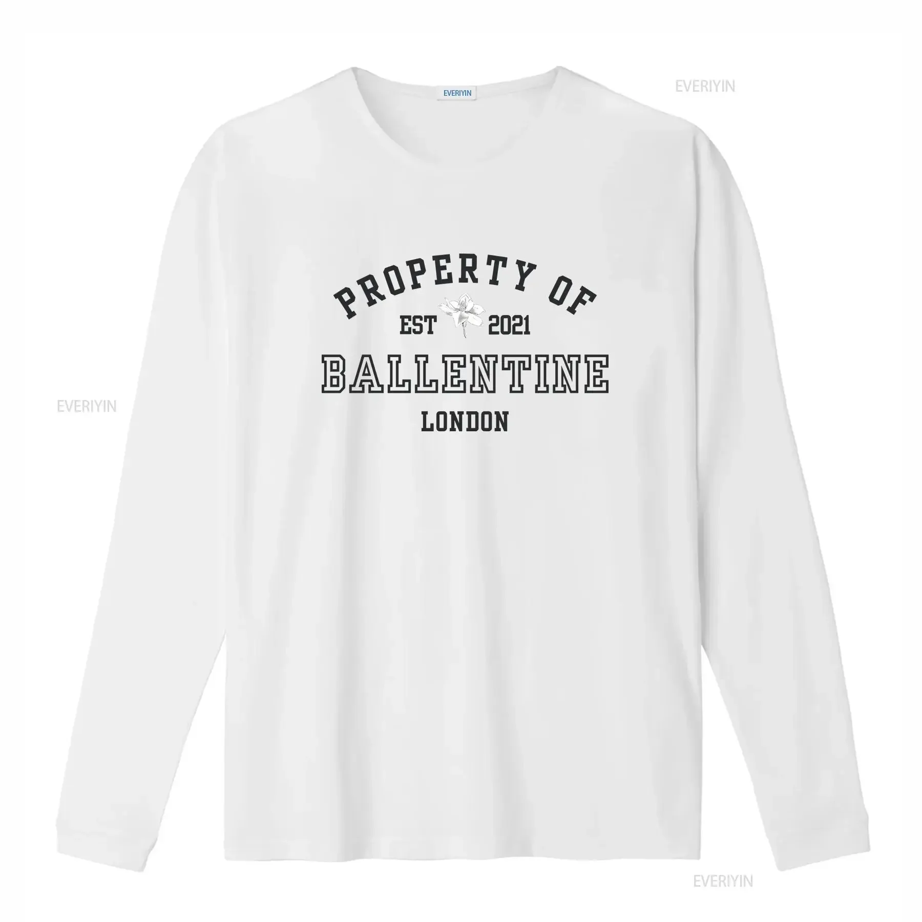 Property Of BJ Ballentine Magnolia Parks Daisy Haites Book Boyfriend Merch Classic Fit White Crewneck T shirt vintage Washed