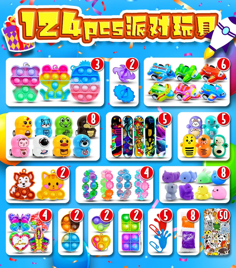 Lot De 24 Jouets à Remonter – Animaux, Insectes, Noël, Dinosaures – Marche, Nage, Secoue – Cadeaux Pour Sacs, Pinatas, Anniversaire – Dès 3 Ans