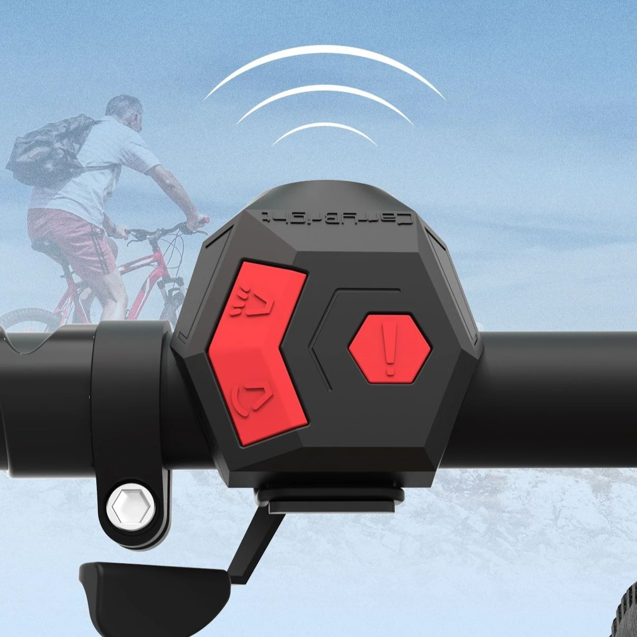 

120DB Bike Electric Horn Bell USB Rechargeable Bicycle Handlebar Cycling Alarm Ring Bell Super Loud Horn Anti-theft Bell Scooter