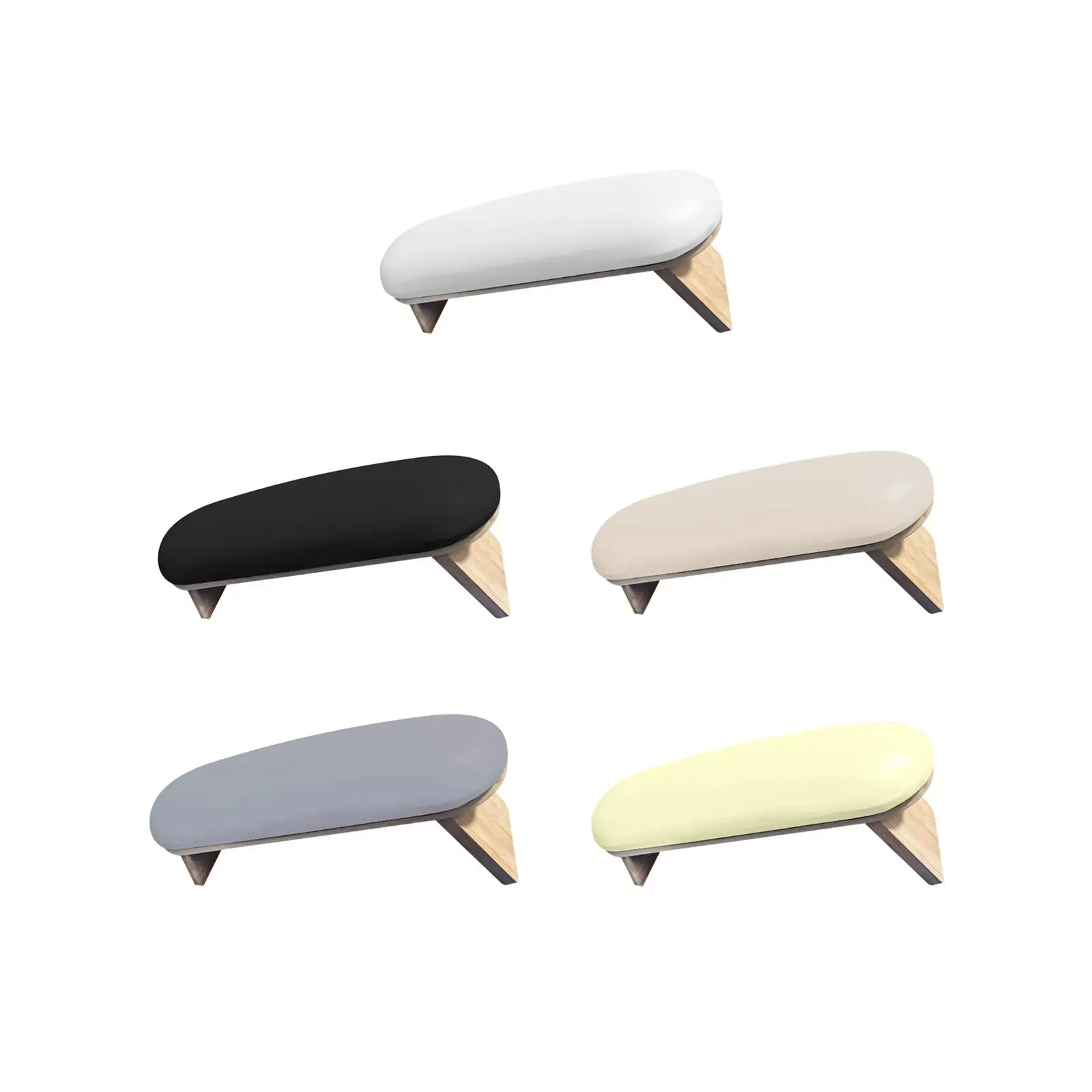 Nail Arm Rest Hand Pillow Nail Art Accessories Tool Nail Bench Foldable Hand Rest for Acrylic Nails for Home Manicurist Salon