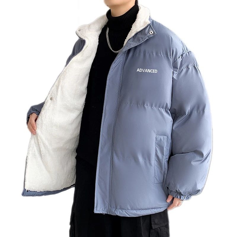 

Men's Casual Windbreaker Parka Coat Fashion Male Jacket Warm Windproof Autumn Winter Outdoor Streetwear Overcoat Keep Warm