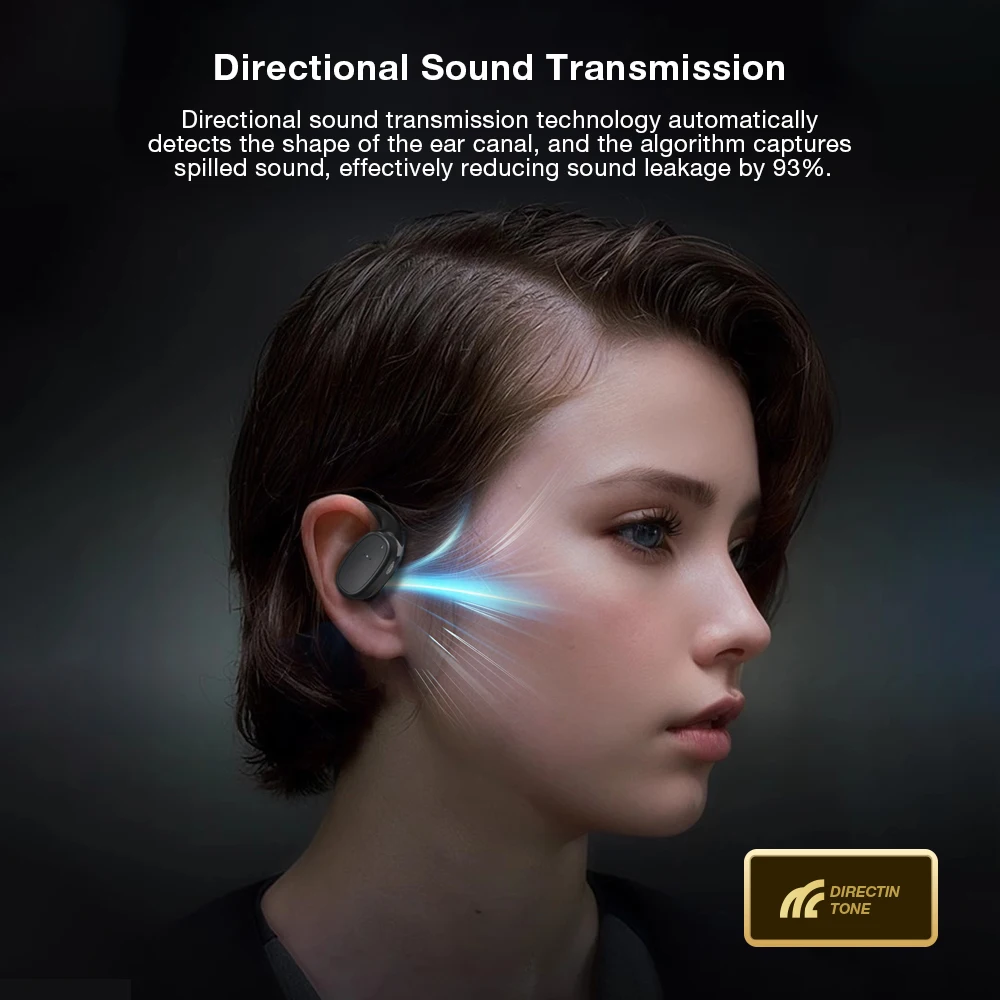 Наушники BlitzWolf BW-V49 OWS BLE5.3, пространственное аудио, мощный бас, прямой тон, интеллектуальное шумоподавление, наушники HD-вызовы