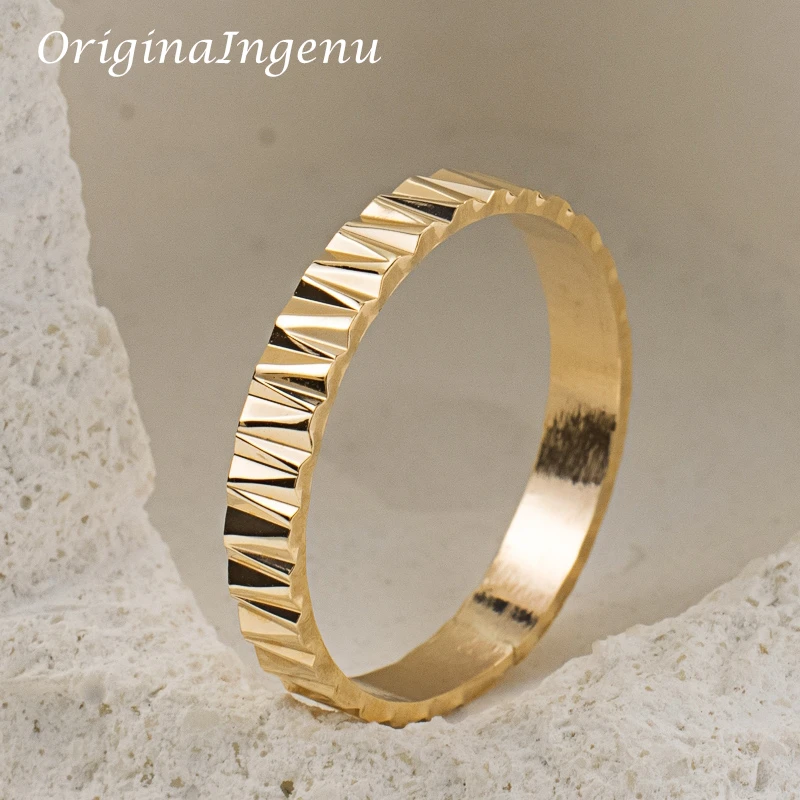 14K Gold Filled Thick Band Ring Personalized Handmade Ring Minimalism Jewelry Tarnish Resistant Jewelry Boho waterproof Ring