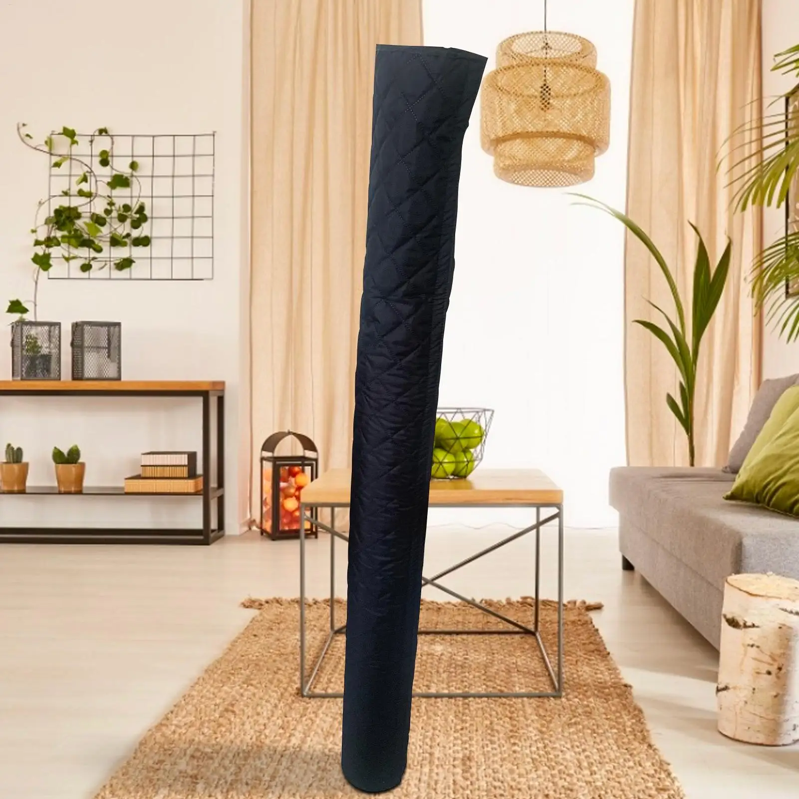 Manguera de aire acondicionado, envoltura con aislamiento térmico, manguera de CA portátil, funda protectora de aislamiento para tubo de conducto de pared de ventilación exterior