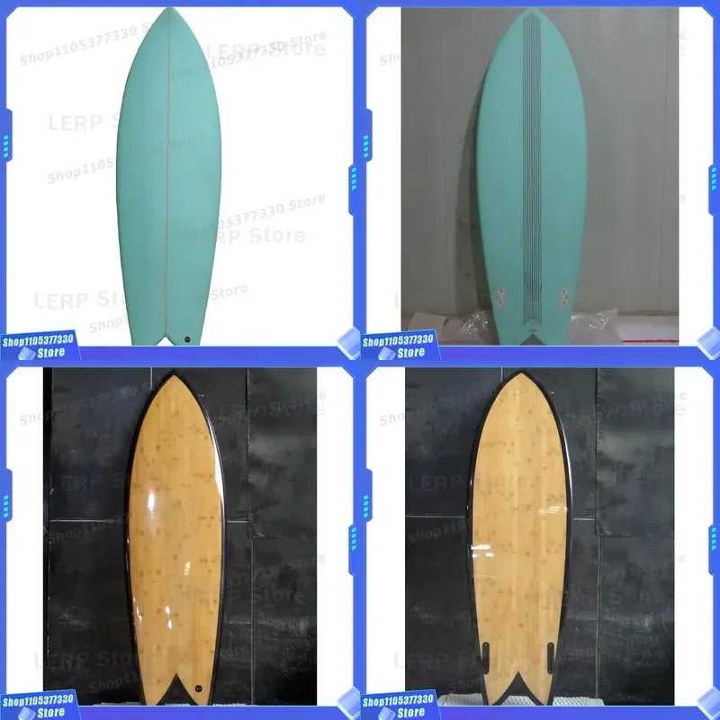 Fiberglass Epoxy Classic Twin Fin Small Wave Surf Board Fish Tail Shortboard