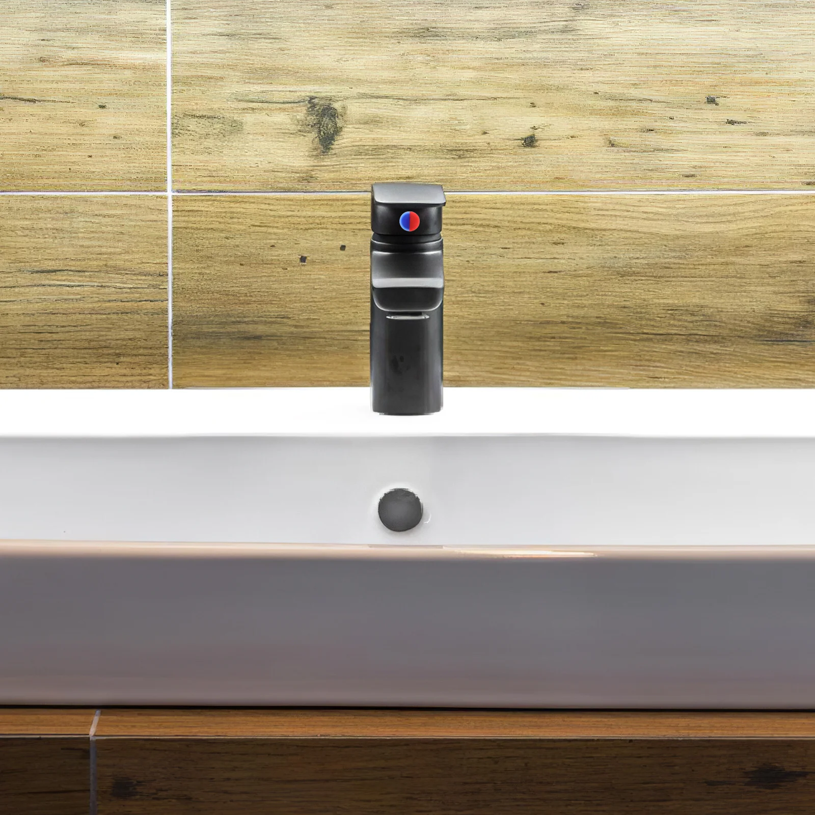 

40Pcs Hot Cold Water Faucet Indicator Red Blue Temperature Sign Buttons 6.7mm Holes Bathroom Kitchen Accessories