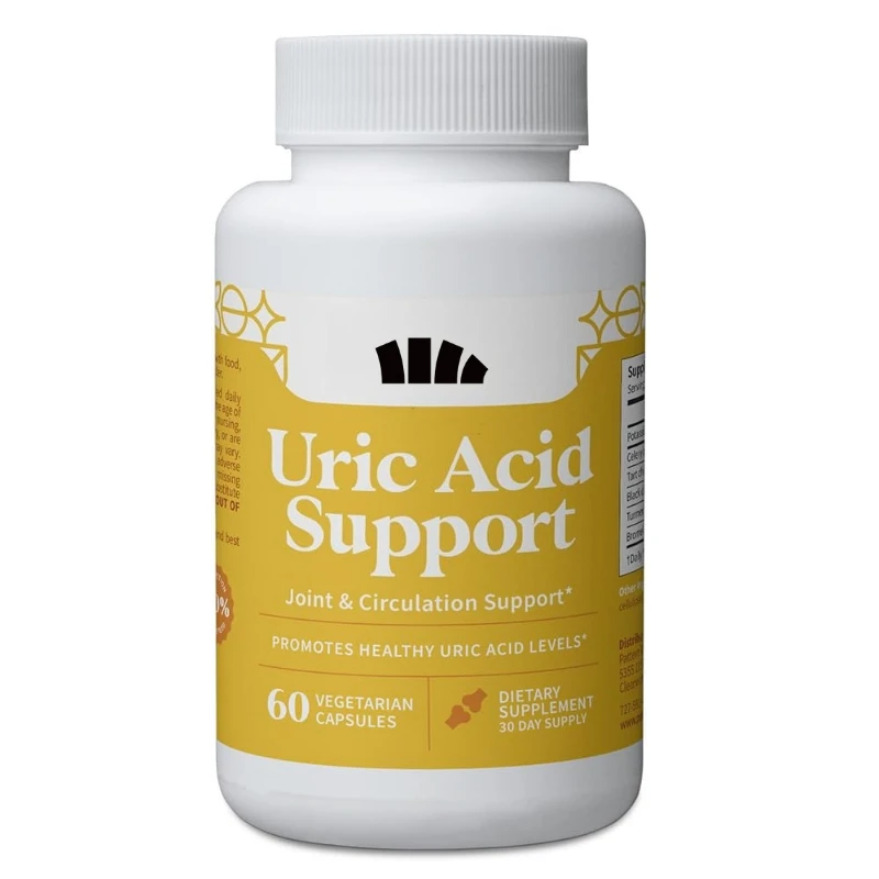 

Добавка для очистки мочевой кислоты — поддерживает печень, желчный пузырь и здоровье уретры, усовершенствованную травяную формулу - 60 капсул