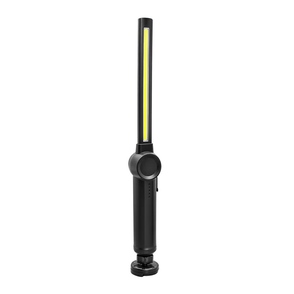 40cm-メカニック用作業灯、cob-xpg-led、21700-4000mah-usb-c充電式検査ランプ、磁気式360度回転-°-ワークショップ用懐中電灯ツール