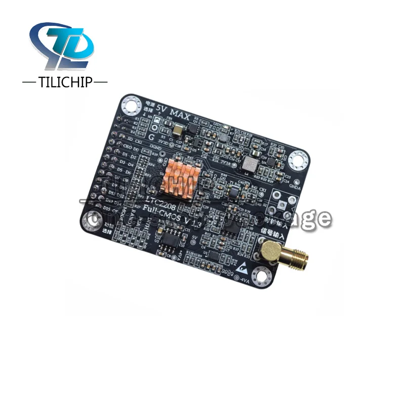 

LTC2208 high-speed ADC module 130M sampling rate single-channel 16-bit high-precision analog-to-digital conversion FPGA