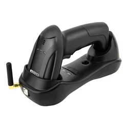 KEFAR Wireless Barcode Scanner Automatic Bar Code Reader 2D/1D bar code Scanner 32 Bit with Easy Charging 2.4G Cordless Charger