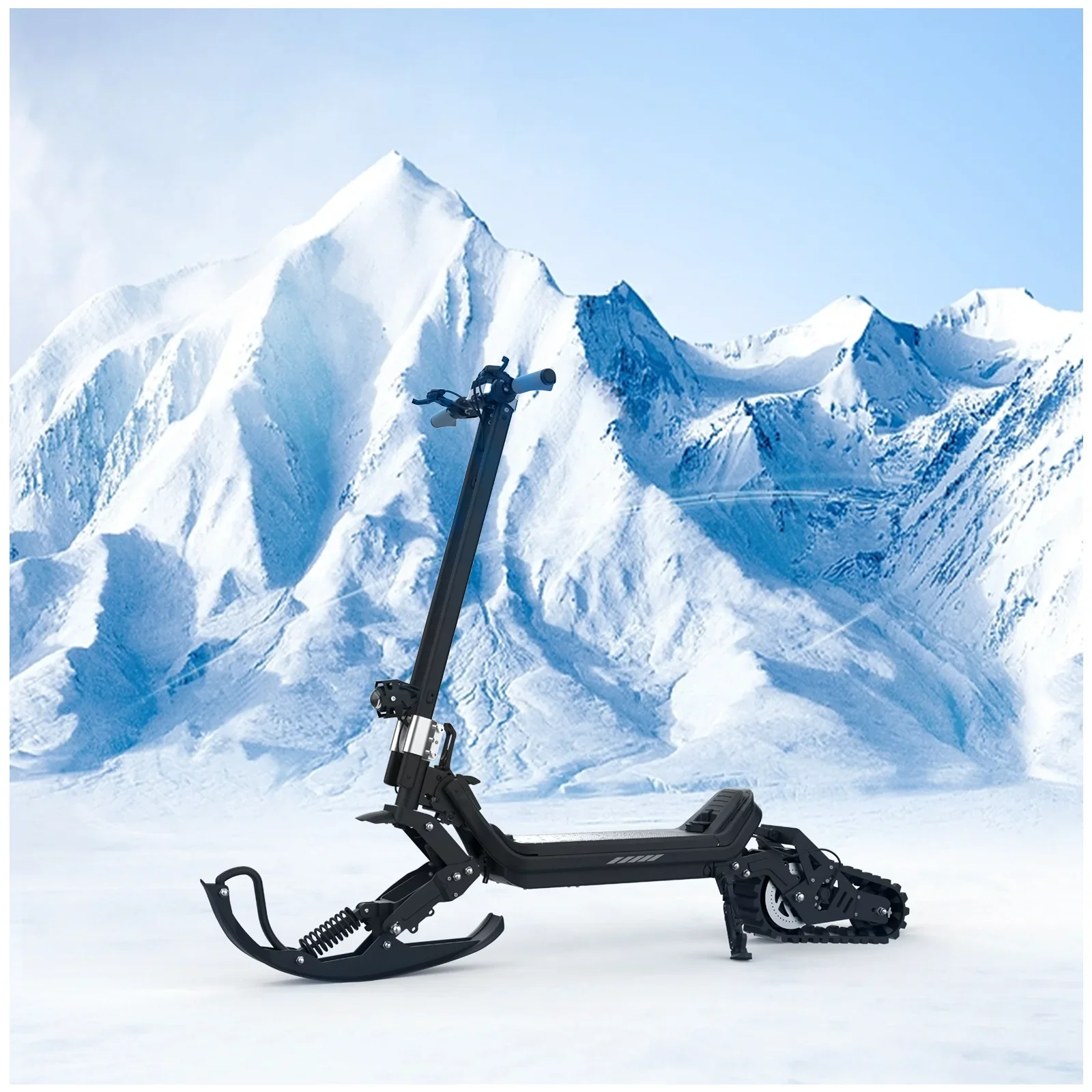 LEWEE 2023 New Electric Snow Scooter 48V 1500W Motor 20.8Ah 30Ah Long Range Two Wheels Scooter Folding Adult Scooter For Winter