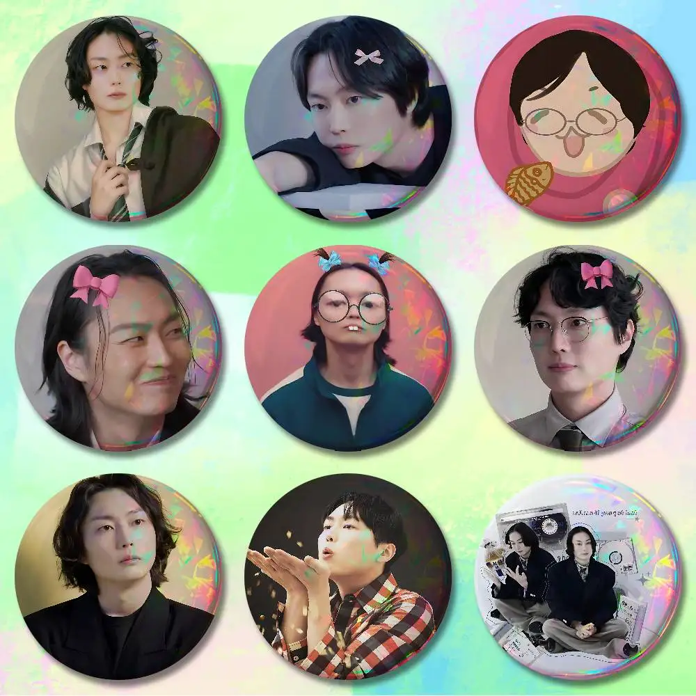 

Roh J-Jae W-Wons Actor Enamel Pin Tinplate Round Brooch Cosplay Nijigen Otaku Culture Badges 58mm 44mm 32mm 75mm 25mm