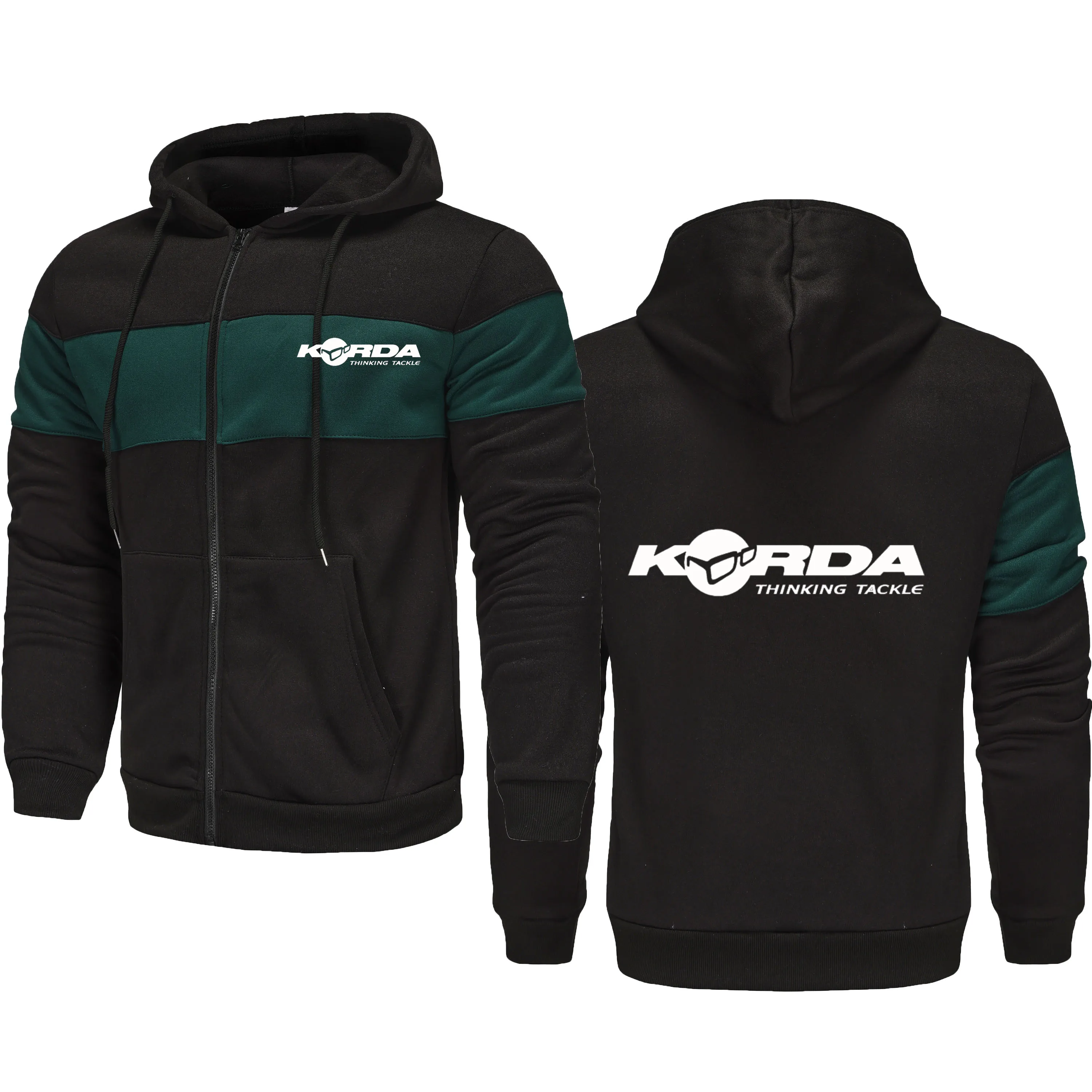 2024 Korda for men inspired to pay tribute to fall and winter new sports fitness comfortable casual loose stylish zipper hoodie