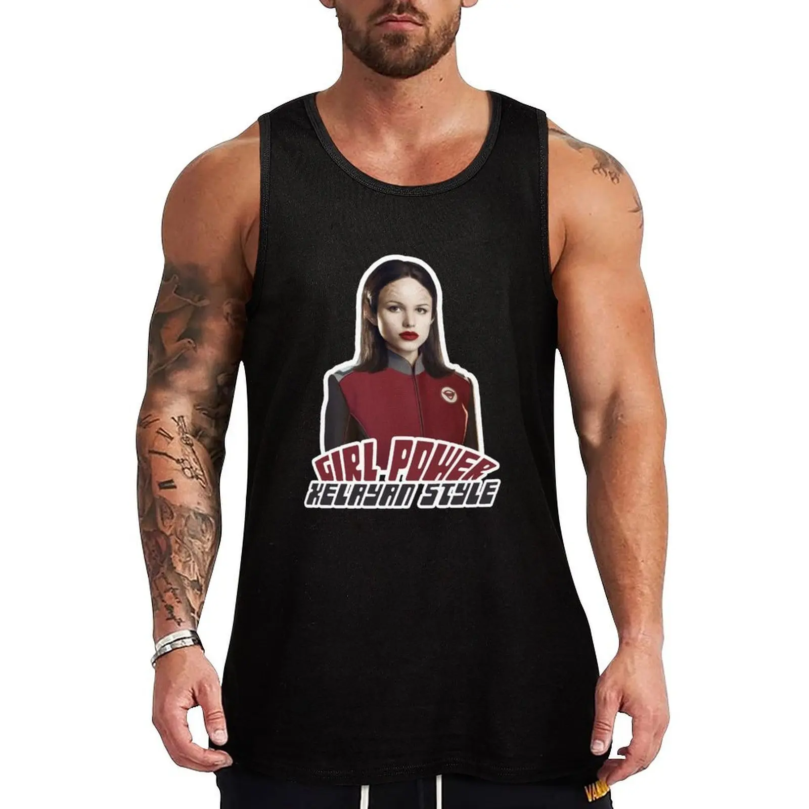 

Girl Power Xelayan Style Alara Kitan Orville Tribute Tank Top Man sleeveless shirt Vest Men's tops t-shirt Men's