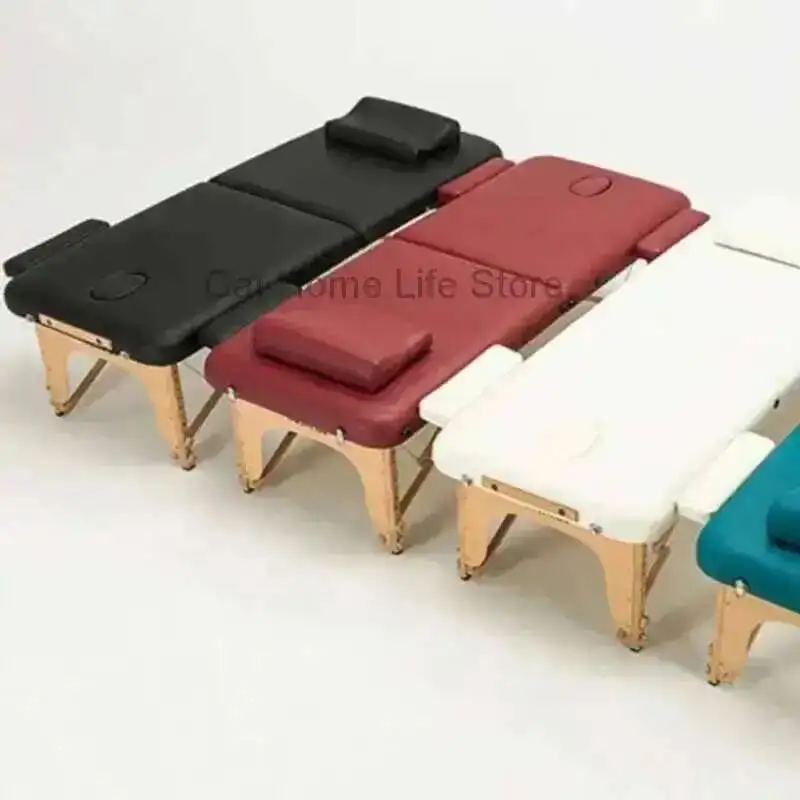 

Beauty Folding Table Professional Thai Bed Massage Beds Physiotherapy Pilates Lit Pliant Chiropractic Portable Salon Tattoo